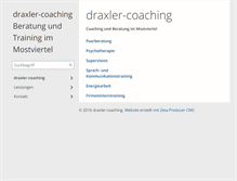 Tablet Screenshot of draxler-coaching.at